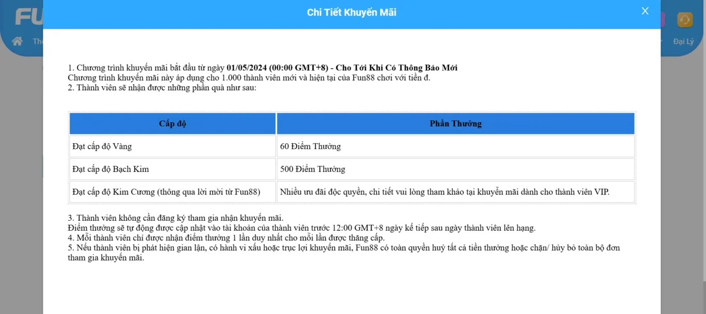 Lợi ích khi tham gia các chương trình khuyến mãi tại Fun 88